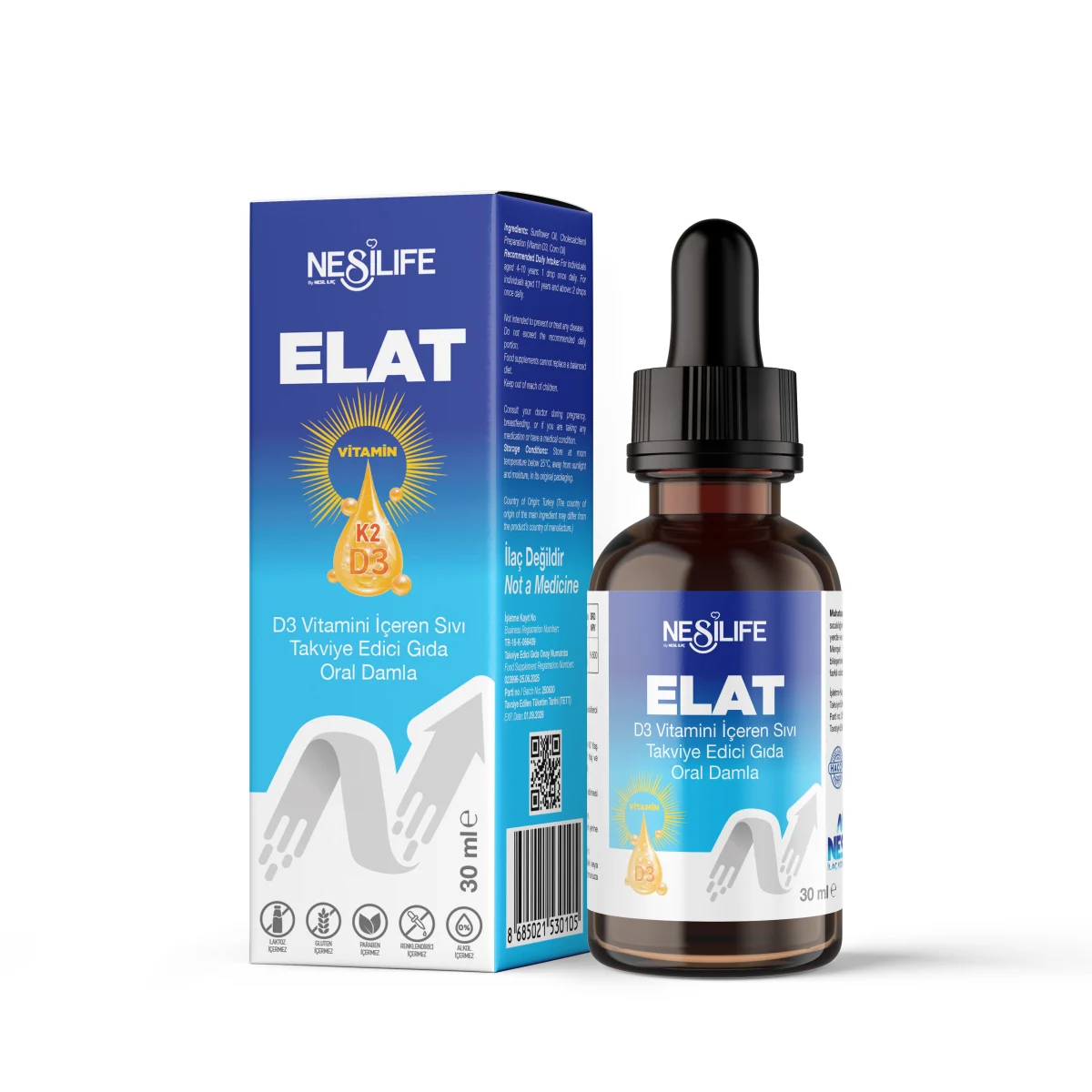 Elat D3&K2 30 ml Damla