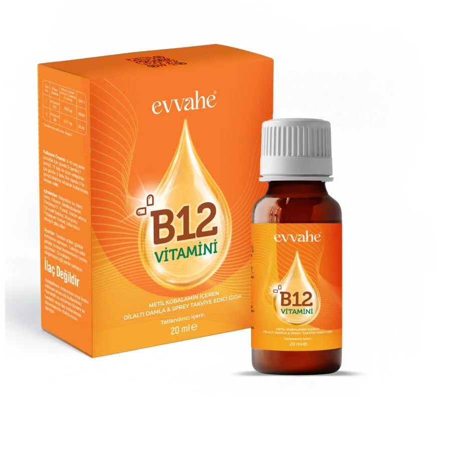 Evvahe B12 Damla/Sprey 20 ml