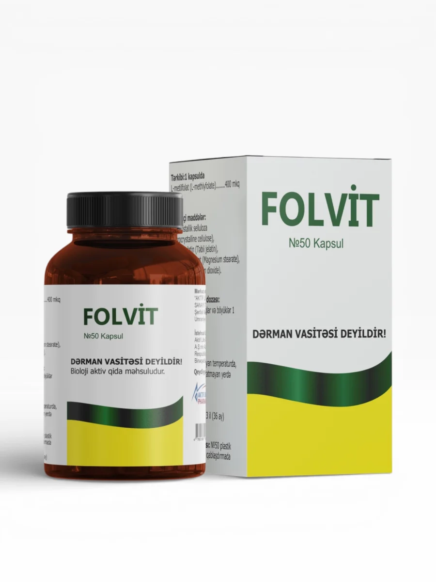 Folvit 50 Kapsül