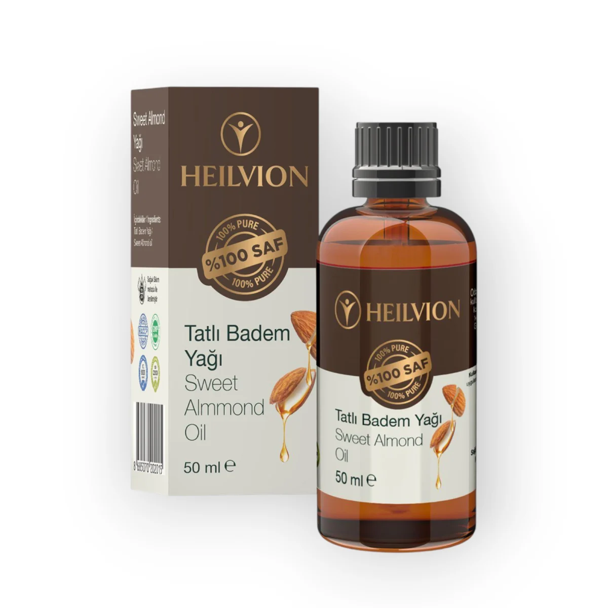 Heilvion Tatlı Badem Yağı 50 ml