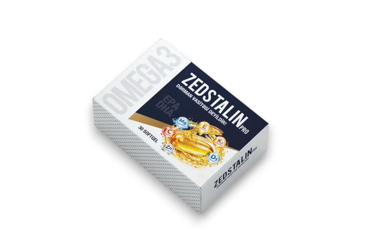 Zedstalin Omega 30 Yumuşak Kapsül